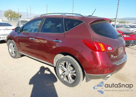2009 Nissan Murano Le из США, поврежденный, VIN JN8AZ18W59W126037